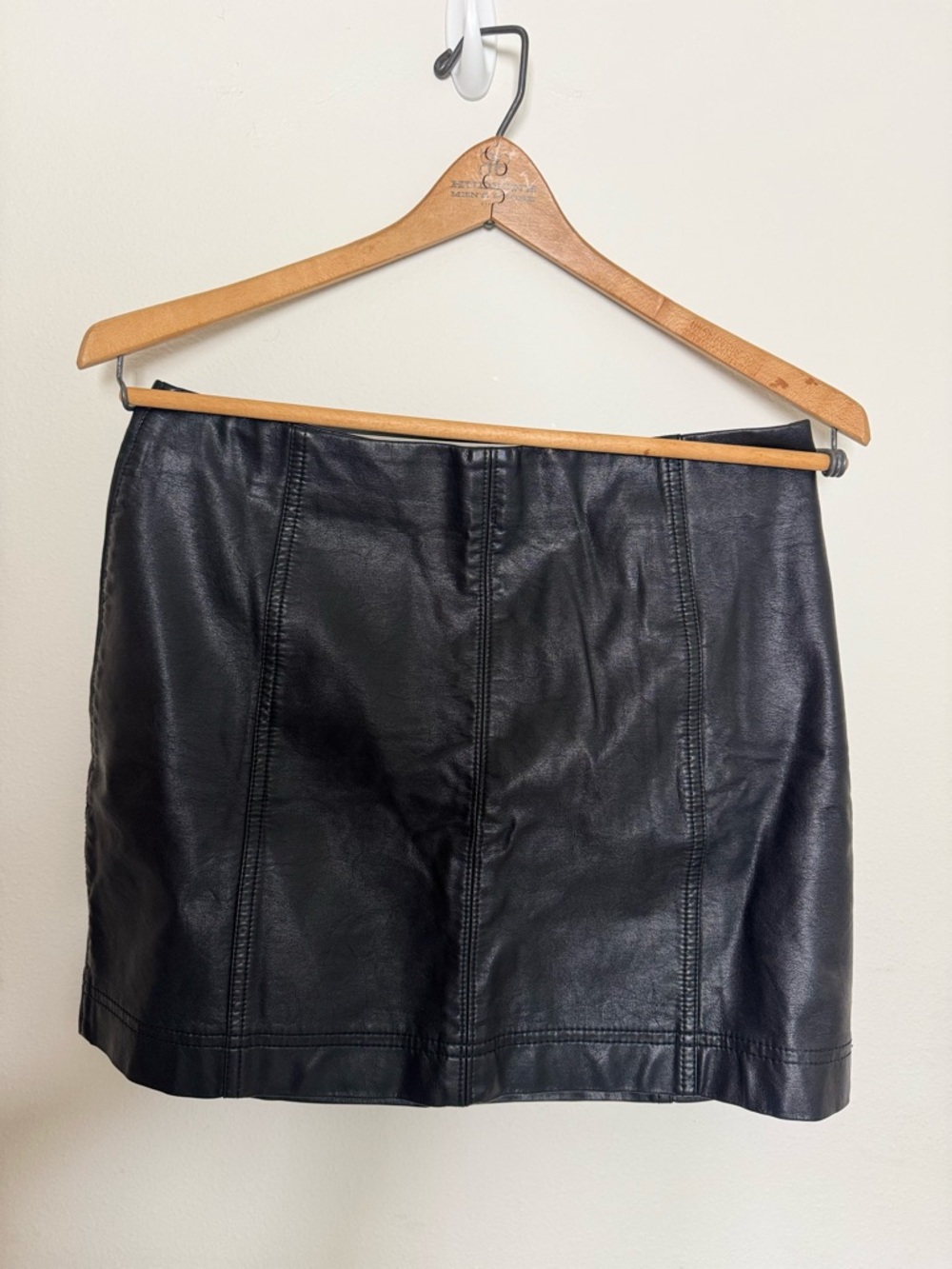 wild fable Black Faux Leather Mini Skirt